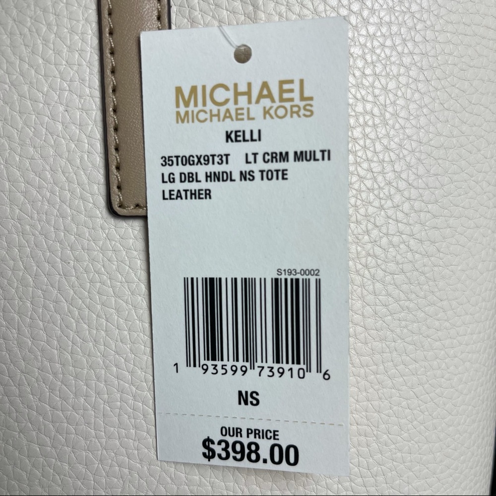 Michael Kors Kelli Large Pebbled Leather Bag NWT - Picture 7 of 7